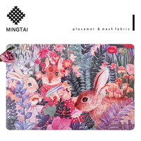 Nouveau Set de Table Dessin Animé pour Restaurants, Tapis de Cuisine Chinois en PVC Plastique 30*45 cm ou Personnalisé – Collection Été