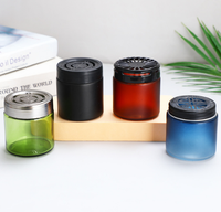 Nouvel Arrivage – Pot d'aromathérapie automobile mat 100 ml, Bouteille en verre diffuseur d'huile parfumée à bâtonnets 200 ml personnalisée