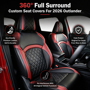 Fundas de Asiento de Cuero Personalizadas de Clase Ejecutiva para Vans de 5/7 Plazas, Juego Completo Impermeable para la Mayoría de los <span class=keywords><strong>Toyota</strong></span>, Nissan, KIA, Honda - Product Image 1