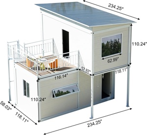 Nhà Chứa tường kính Kết cấu đúc sẵn có thể được kết hợp tự do để tạo thành phòng tắm nắng, nhà nghỉ, Khu cắm trại - Product Image 6
