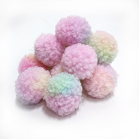 Boules de pompons en laine d'agneau, mini garnitures douces et moelleuses, breloques en peluche de Noël, accessoires décoratifs pour chaussures Crocs et ornements de sacs