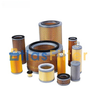Filter Knalpot Pompa Vakum HEPA BTLAS A22304020 Media Koalesensi Hijau Filter Kabut Minyak Fiberglass Bersertifikasi CE