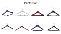 Cintres en plastique PP en gros, à épaules larges, avec logo personnalisé, pour jupes femme, costumes homme, manteaux et pantalons avec barre de suspension