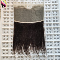 Cabello Humano Remy 4x4 13x4 con Cutícula Alineada Pre-Pluck, Cierre y Frontal de Encaje HD Transparente Suizo en Forma de T