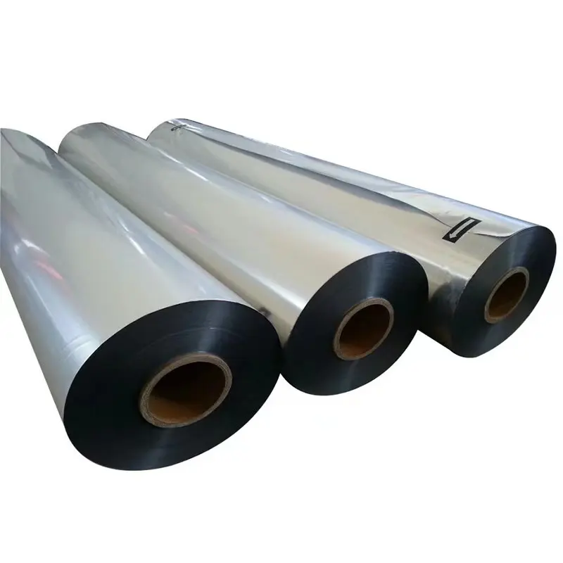 Reflective Silver Film Mylar Pe Coated Aluminum Foil MPET Laminated Plastic Material Film