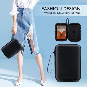 Kalimba-Dedo de Piano de pulgar Mbira para niños y adultos, instrumento transparente (NATURAL), 17 <span class=keywords><strong>teclas</strong></span>, canciones de música de caoba, acero Carb - Product Image 6