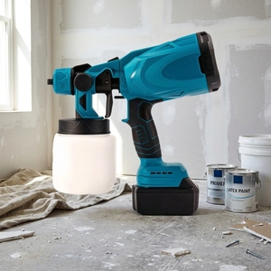 Pistolet à peinture haute puissance avec buse réglable pour la peinture des murs, des meubles, la décoration DIY - Product Image 5