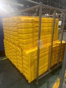 Yol yapımı için 1800mm genişletilebilir çit yol plastik HDPE güvenlik su dolu trafik bariyerleri kullanarak - Product Image 4