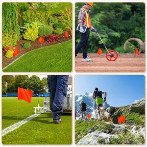 4*5 inch Vàng PVC sân nhỏ cờ đánh dấu cờ đánh dấu cờ cho bãi cỏ - Product Image 4