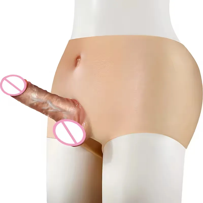 AMOUR Pénis quille Simulation de pénis Soft touch Les hommes et les femmes peuvent porter des pantalons sexy. Expérience de quille intégrée et dur