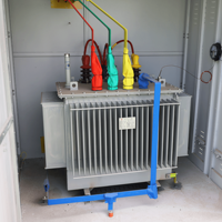 Transformateur de distribution d'énergie électrique moyenne/basse tension, type boîtier préfabriqué compact, 1000 kVA, triphasé, 50 Hz/60 Hz