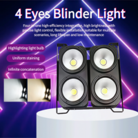 Lampu Sorot Penonton 400W 4-eyes DMX512 Kontrol Putih 4*100W Viewer COB LED Par untuk Panggung Pertandingan Sepak Bola