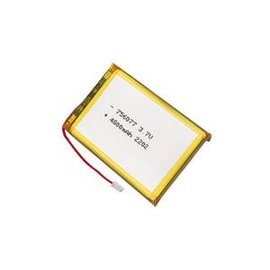 แบตเตอรี่ลิเธียมโพลิเมอร์แบบชาร์จได้ 756077 3.7V 4800mAh รุ่น 806080 - Product Image 2