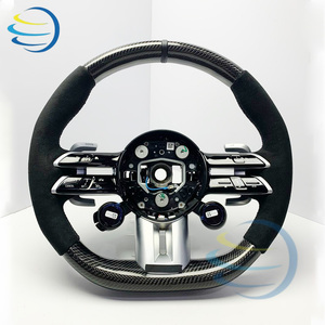 Volant <span class=keywords><strong>sport</strong></span> en fibre de carbone personnalisé pour <span class=keywords><strong>Mercedes</strong></span>, pour benz AMG Cla C117 250 <span class=keywords><strong>200</strong></span> C118 <span class=keywords><strong>Clk</strong></span> W209 a V Class W177 A200 W447 - Product Image 5