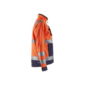 BLAKLADER - 490225175389XXL Chaqueta Softshell Hi-Vis para Mujer Naranja/Azul marino-EAN 7330509508565 ROPA DE TRABAJO DE 2017 - Product Image 4
