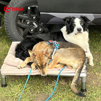 Benutzer definiertes langlebiges Haustier bett Umwelt freundliches zähes erhöhtes Hunde bett Aluminium rahmen Hunde bett