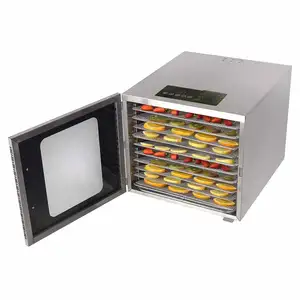 10 Trays Fruit Groente Voedsel Luchtdroger Uitdroging Huisdier Droger Snelle Sterke Gezondheid Efficiënte Dehydrator