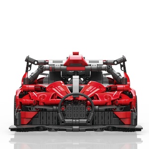 MY88303 Bugatti Super Racing Car, Set de Bloques de Construcción de Modelo de Auto, Juguete Educativo de Construcción, Plástico ABS, Escala 1:14 - Product Image 5
