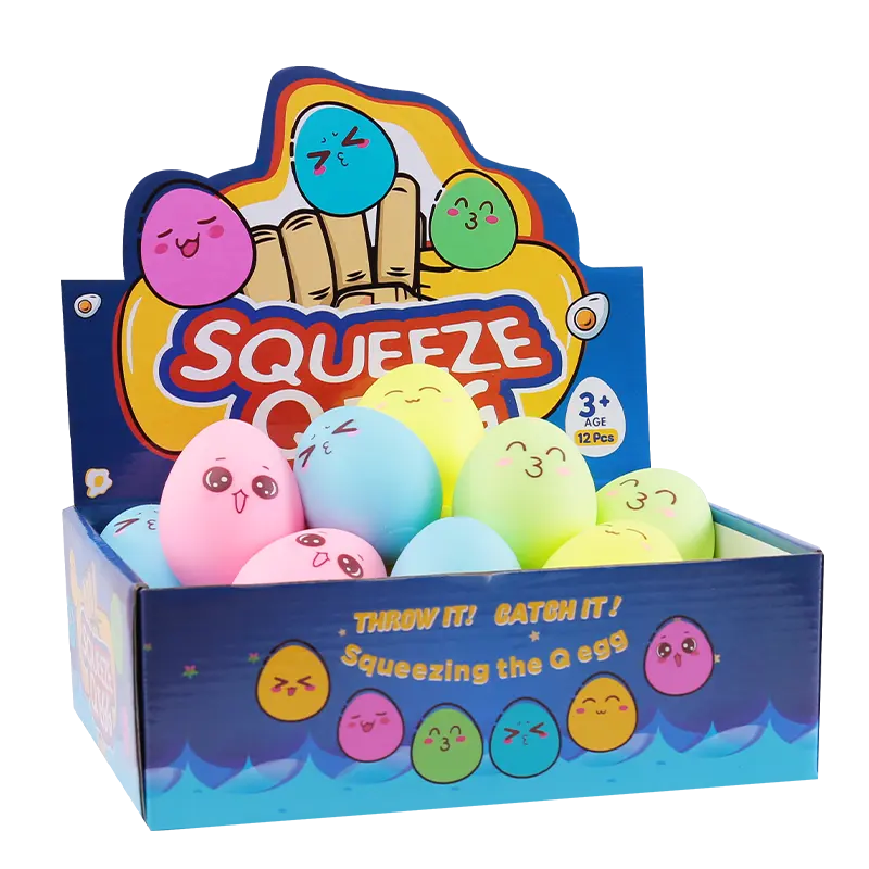 Wholesale Gifts 12 pcs set Stocking Cute Filler Gift Kids Fun Stress Relief Toy Novelty Eggs