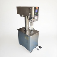 Machine de scellage sous vide industrielle pour boîtes en verre, aluminium et tôle, pour canettes à ouverture facile, automatique, haute productivité, à chauffage