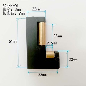<span class=keywords><strong>ZDE</strong></span> ZDE010 Aluminium-Legierung Kugellager Teleskop-Schubladenschiene mit 6 Monaten Garantie für Möbelbeschläge - Product Image 6