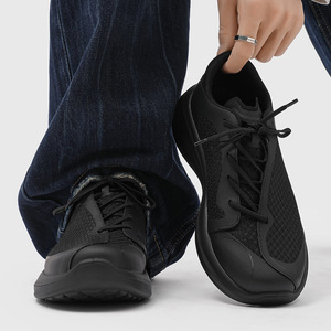 Chaussures de randonnée en mesh pour hommes, nouveau modèle automne 2026, légères, confortables, respirantes pour la randonnée, couleur orange, chaussures de marche décontractées - Product Image 6