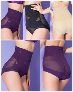 Slip Modellante Estivo da Donna Plus Size Traspirante a Vita Alta con Rete per Sollevamento Glutei e Contenimento Addominale - Product Image 3