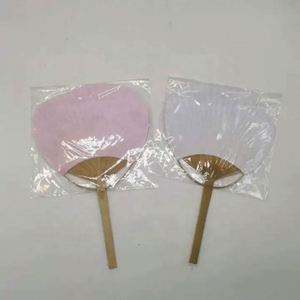 Abanico de Papel Redondo de Bambú Estilo Japonés Colorido, Tallado a Mano, Regalo Empresarial para Promociones y Eventos, Abanico Sencillo - Product Image 3