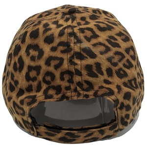 Cappellini da Baseball Casual Unisex per Adulti, Traspiranti, in Camoscio Leopardato 100% Poliestere, Stampa Digitale, Basso MOQ, Best Seller, Personalizzabili - Product Image 3