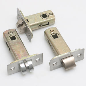 Serrure de porte de salle de bain à pêne unique avec cylindre à languette, accessoires d'intérieur pour petite pièce, verrous de corps et de fenêtre pour toilettes - Product Image 5