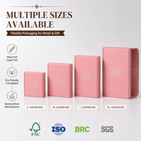 Caja de Cartón con Forma de Avión, Recubierta de Papel Biodegradable y Reciclable, Impresión UV, Logotipo Personalizado, Empaque para Promoción de Marca Minorista