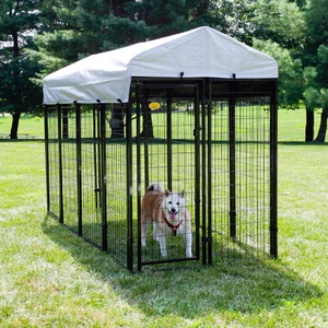 (102 X 48 X 72 Inches) Large <strong>Welded</strong> Outdoor Wire <strong>Crate</strong> Kennel - Product Image 2