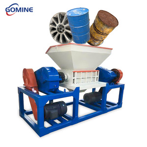 Déchiqueteuse de pneus industrielle PLC à bon prix, déchiqueteuse de pneus, de métal, d'aluminium et de fer, déchiqueteuse de pneus portable pour le commerce, à louer et à vendre - Product Image 1