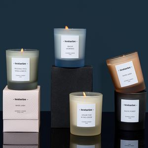 <span class=keywords><strong>Candela</strong></span> de fiesta de colores, vela de vidrio perfumada con cera de soja, vetro, regalo de Navidad - Product Image 1