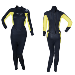 Traje de <span class=keywords><strong>neopreno</strong></span> largo de 3mm personalizado para <span class=keywords><strong>mujer</strong></span> para natación, buceo, apnea, triatlón con técnicas de impresión de logotipos personalizados - Product Image 1