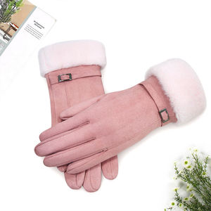 Lady's Winter <b>Warm</b> Velvet Women <b>Glove</b> Fashion <b>Warm</b> Winter <b>Glove</b> for Women Soft Thermal Touch Screen <b>Gloves</b> - Product Image 5