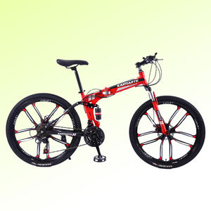 Vélo de montagne en acier pour hommes, prix d'usine, <span class=keywords><strong>26</strong></span> et 27,5 <span class=keywords><strong>pouces</strong></span>, vélos de descente avec frein à disque, fourche en alliage d'aluminium pour les aventuriers - Product Image 4