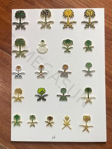 Arabia Saudita Omán Qatar Bahrein Kuwait Teléfono móvil Etiqueta Insignia Pin de metal Broches Pins - Product Image 4
