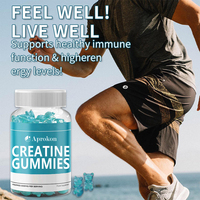 Gummies de créatine OEM, gummies de créatine monohydrate, complément alimentaire pour la croissance musculaire pour hommes et femmes