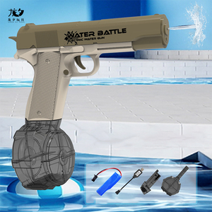 Longxi Wasser pistole M1911 Elektrische Wasser pistole Pistole Outdoor-Spiele Partys pielzeug mit Dual Magazine Großhandel Spielzeug für Kinder - Product Image 1