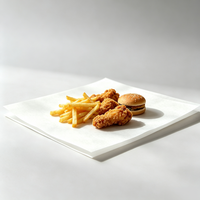 Papier sulfurisé imprimé double face sur mesure, résistant à l'huile alimentaire, pour sandwichs, biscuits, cuisson en restaurant, vente en gros, approvisionnement en vrac