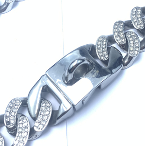 <span class=keywords><strong>Collier</strong></span> pour <span class=keywords><strong>chien</strong></span> en acier inoxydable de 25 mm avec <span class=keywords><strong>collier</strong></span> en diamant, chaîne pour <span class=keywords><strong>chien</strong></span>, <span class=keywords><strong>collier</strong></span> pour <span class=keywords><strong>chien</strong></span> féroce, Caslo <span class=keywords><strong>Doberman</strong></span> Bulldog - Product Image 3
