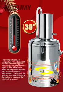 Alambicco da 30L 40L Macchina per la Distillazione dell'Alcol Caldaia per la Produzione di Grappa e Vino Attrezzatura per la Preparazione di Brandy e Oli Essenziali - Product Image 2