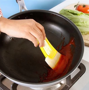 Accessoires spatule anti-taches pour nettoyer les casseroles sales, spatule en silicone antiadhésive pour nettoyer les casseroles, grattoir à huile, épandeur de <span class=keywords><strong>beurre</strong></span>, outil de cuisine - Product Image 4