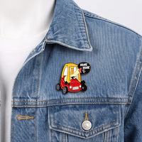 Badge en métal personnalisé Kawaii pour enfants, sportif, en fer, en polybag, cadeau d'affaires européen, personnalisation, badge en plastique peint, antique et moderne
