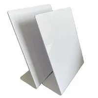 Code Qr personnalisé Google Review Pvc Nfc Stand Touchless Nfc Display à numériser pour Google Review 13.56mhz Menu Stand