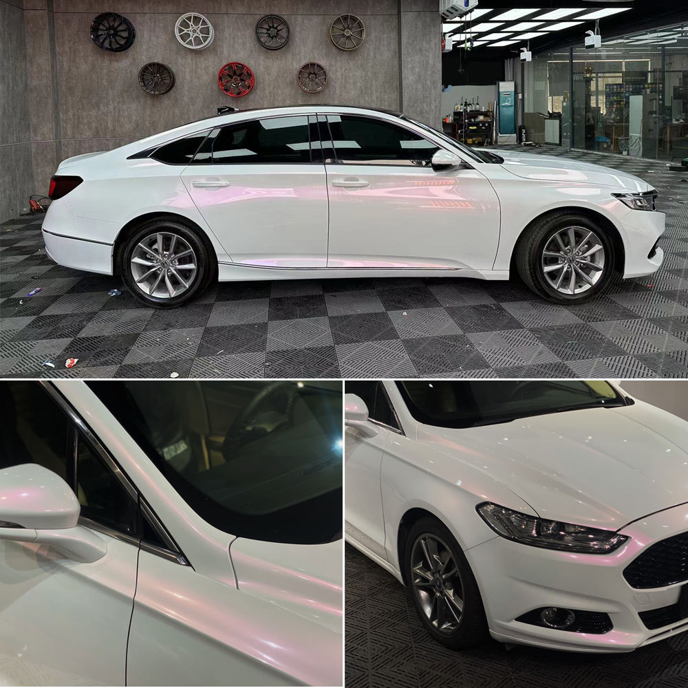 Blanc brillant Rouge