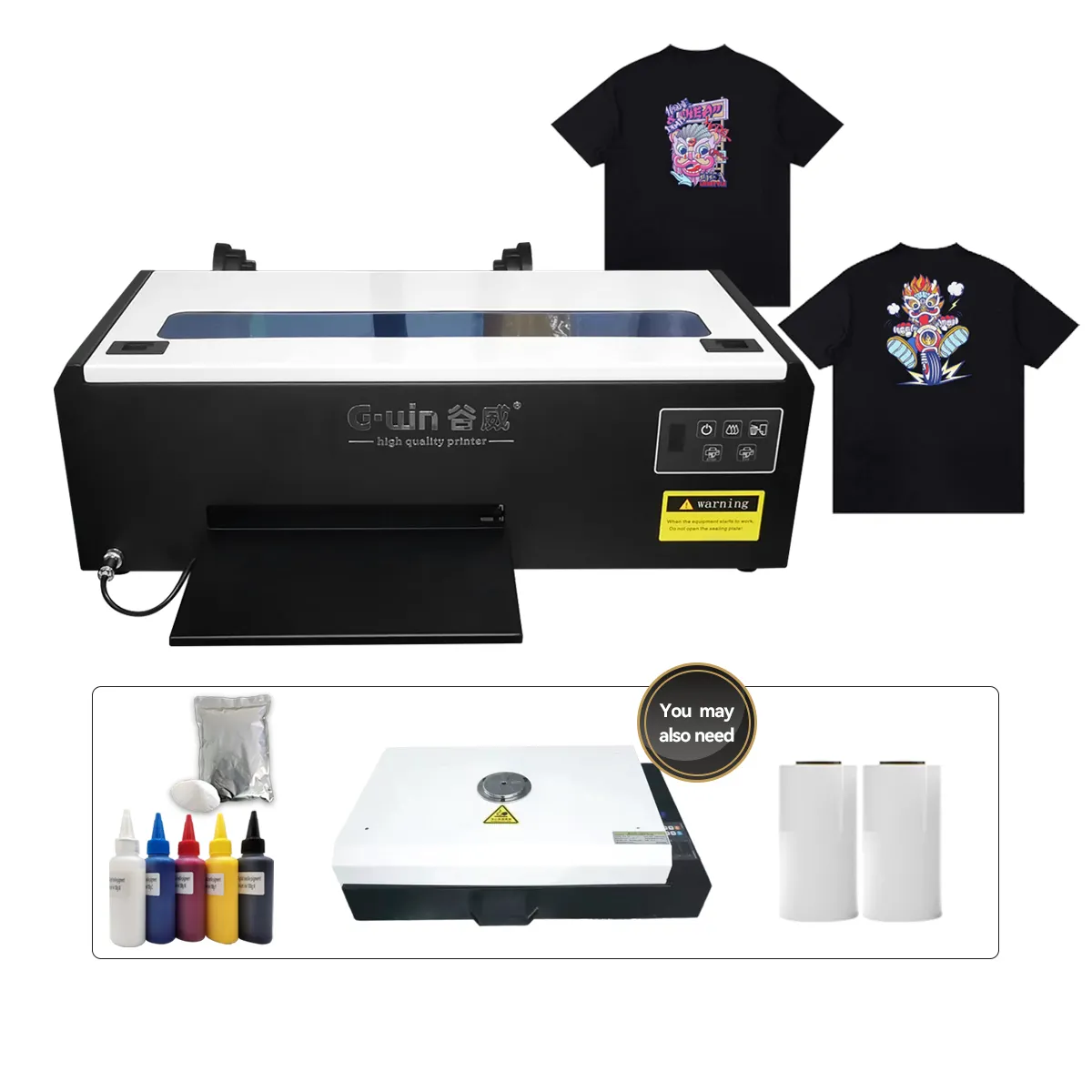 L805 head A4 size dtf printer t-shirt printing machine for dtf printing startup company