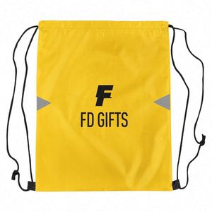 Wholesale Polyester <b>Drawstring</b> Sports Bag Promotional Draw String Gym <b>Backpack</b> - Product Image 3