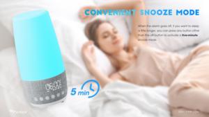 Ultra-Compact for <strong>Bluetooth</strong> 5.0 TWS LED USB-C Charging Speakers with Wireless Charging &amp; Certified Bedroom Audio - Product Image 5